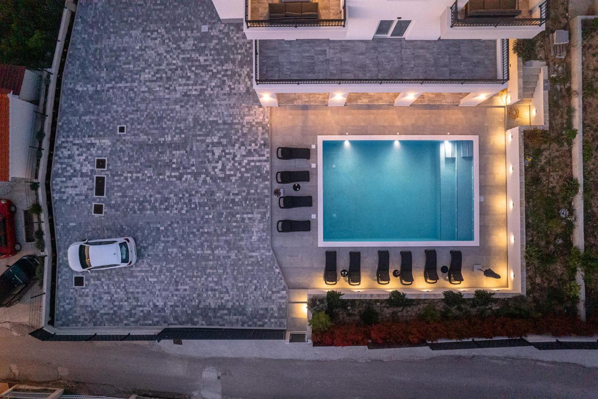 Villa Barbara & Zoran With Free Parking And Heated Swimming Pool Seget Vranjica Extérieur photo
