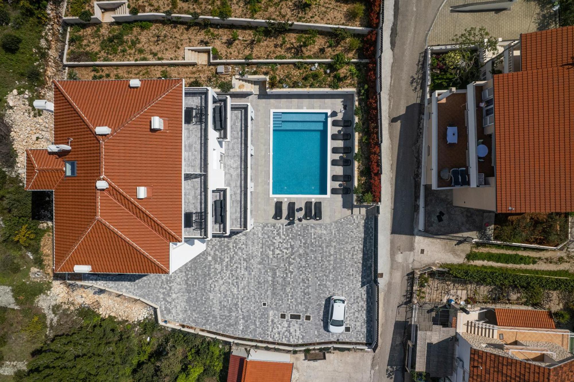 Villa Barbara & Zoran With Free Parking And Heated Swimming Pool Seget Vranjica Extérieur photo